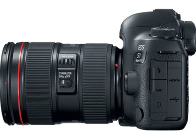 Canon EOS 5D Mark IV DSLR Camera with 24-105mm